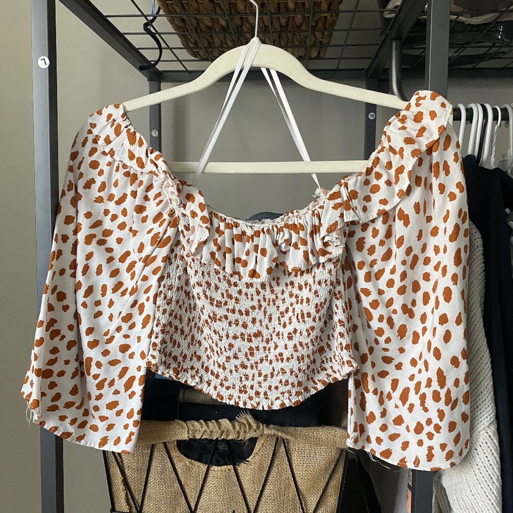 Off the shoulder tube top